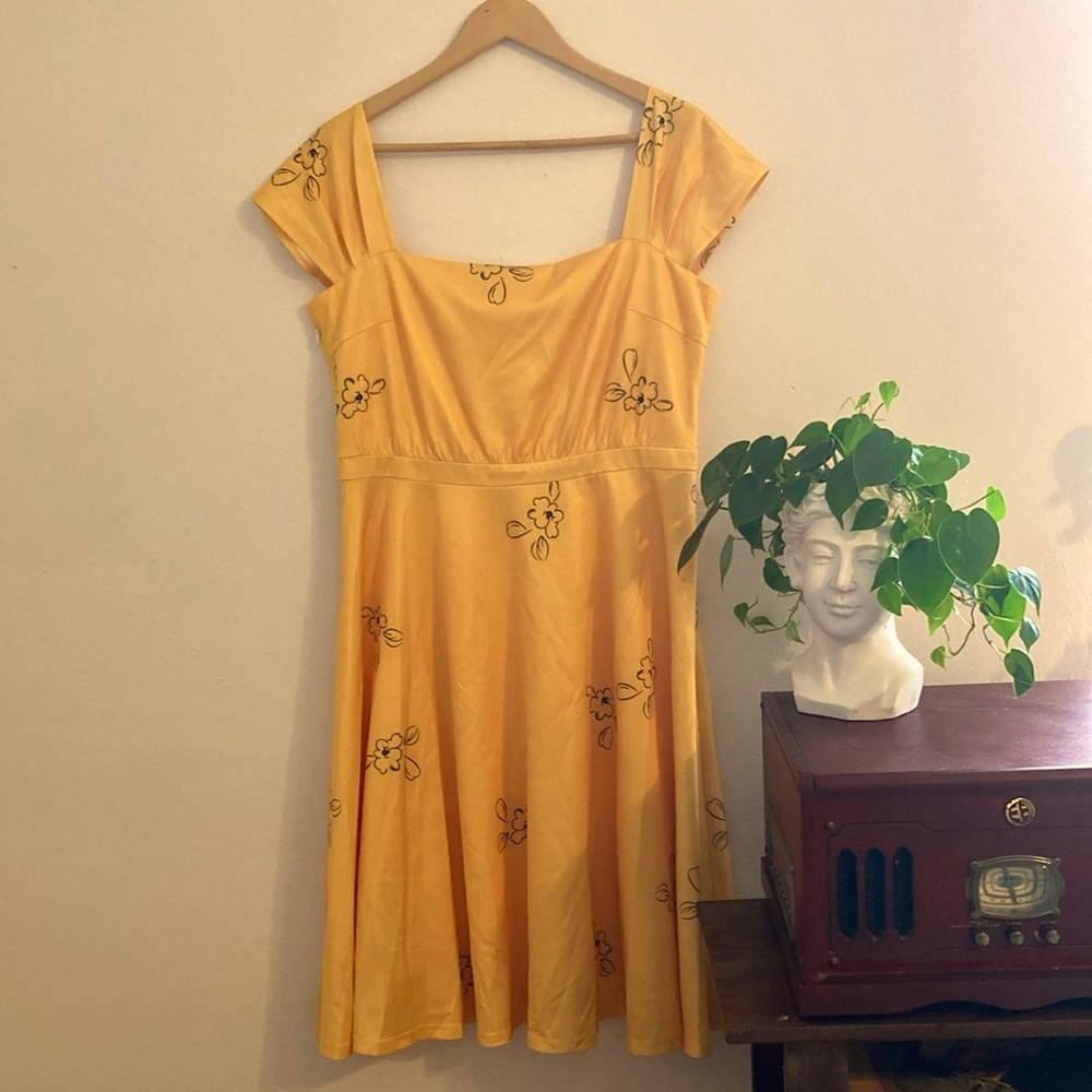 Yellow Mia Dress from La La Land